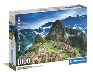 Clementoni - 39770 Collection - Machu Picchu - 1000 Pieces - Adult Puzzle, Made In Italy
