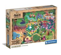 Clementoni 39785 Disney Alice in Wonderland-1000 Pieces-Adult Jigsaw Puzzles, Ma