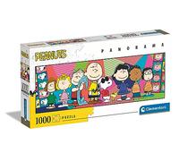 Clementoni - 39805 - Panorama Puzzle Peanuts - Jigsaw Puzzle 1000 Pieces, Jigsaw Puzzle For Adults, Comic Puzzle - Made In Italy