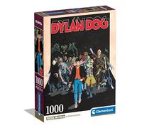 Clementoni - 39818 Jigsaw Puzzle 1000 Pieces Comics for Adults and Teenagers, Illustration Dylan Dog with Poster Included, Special Series, Gift Idea for Men and Women, Made in Italy, 50 x 70 cm, 39818