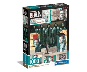 Clementoni 39848 Netflix Casa De Papel Berlin Jigsaw 1000 Pieces-Puzzle for Adul