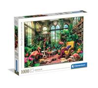 Puzzle 1000 Pieces Hqc Bookcase In The Greenhouse - Adult Jigsaw Puzzle