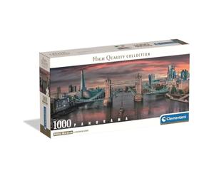 Clementoni - 39896 Jigsaw Puzzle 1000 Pieces for Adults and Teenagers, Collection, Theme On The Banks of the Thames, with Poster Included, Compact Box, Gift Idea for Men and Women, Made in Italy, 98 x