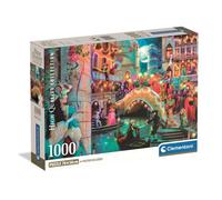 Clementoni - 39990 Puzzle 1000 Pieces for Adults and Teenagers, Collection, Carnival Moon Theme with Poster, Compact Box, Gift Idea for Men and Women,