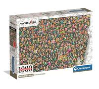 Clementoni - 39992 Jigsaw Puzzle 1000 Pieces for Adults and Children, Mordillo Impossible Theme, Compact Box with Poster Included, Gift Idea for Men and Women, Made in Italy, 70 x 50 cm, 39992