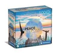 Clementoni - 35121 - Peace Puzzle - Peaceful Wind - Jigsaw Puzzle 500 Pieces, Made In Italy, Jigsaw Puzzle For Adults