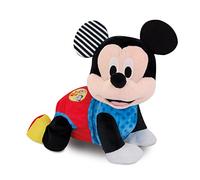Clementoni 59098 Disney Baby - Mickey Crawling with Me, Cuddly Educational Toy for Babies and Toddlers, Plush Toy for Development of Motor Skills and Learning