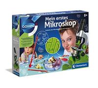 Clementoni 59120 Galileo Lab - My First Microscope Toy for Children Aged 8+ Exciting Biology Lab for Small Researchers Microbiology for School Children