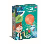 Clementoni 59379 Galileo Lab Experiment with Air and Water - Science Set - Experiment Box for Children from 5 Years