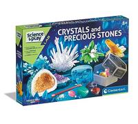 Clementoni - 61388 - Science & Play Lab - Giant Crystals and Precious Stones - Educational And Scientific Toys, Experiment Kit, Science Gift For Kids Age 8, English Version, Made in Italy