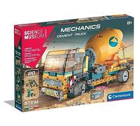 Clementoni - 61389 - Science Museum Build - Concrete Mixer Truck - Building Set, Mechanics, Scientific Toys, Science Kit For Kids 8 Years, STEM Toys, English Version, Made in Italy