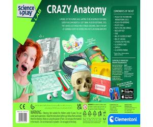 Clementoni - 61520 - Science & Play Crazy Anatomy Scientific Kit for Children - Ages 8 Years Plus