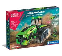 Clementoni 61532 Science Museum Mechanics Crawler Tractor for Children-Ages 8 Years Plus, Multi Coloured