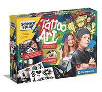 Clementoni - 61544 - Science & Play Fun - Tattoo Art - Tattoo Kit For Kids, Educational And Scientific Toys, Gift For Kids Age 8, English version - Made In Italy