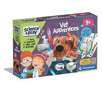 Clementoni - 61551 - Science & Play Lab - Vet Apprentices - Educational And Scientific Toys, First Veterinary Set, Gift For Kids Age 5, Veterinary Toys, English version - Made In Italy
