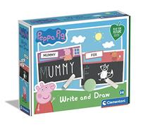 Clementoni - 61553 - Peppa Pig Educational Toy - Little words & Chalks Play For Future cards, 100% Recycled materials, Made in Italy, Ages 3-6 Years