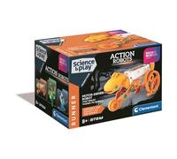 Clementoni Science&Play Action Robot Sports Runner, STEM Kit to Assemble, For Kids 8+ Years, 61567