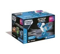 Clementoni Science&Play Action Robot Sports Skier, STEM Kit to Assemble, For Kids 8+ Years, 61570