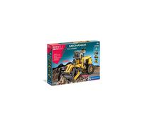 Clementoni-61718-Science Museum-Mechanics Laboratory-Bulldozer-Made in Italy-Vehicles Building Set for Kids from 8 Years and Older, English