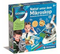 Clementoni 69804 Galileo Lab - Nature Under Microscope, Microscope for Kids, Biology Lab for School Children, Toy for Children Aged 8+