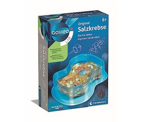 Clementoni 69937 Galileo Lab Original Salt Crayfish - Growing & Observing Prehistoric Crabs for Small Researchers - Biology to Touch - Toy for Children from 8 Years