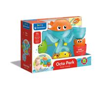 Clementoni- Animales Octo Park: Water Friends, Floating Bath Toy for Babies & To