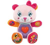 Clementoni Baby Betta Cute Bear - Interactive Talking Plush Toy, Educational Game for Early Childhood, Kids 6 Months, Newborn Toy, Music, Lights and Sounds with Batteries