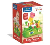 Clementoni- Baby Gardening Set: Sensory Play for Toddlers, 6 colourful Pieces (Flowers & Vegetables), Eco-Friendly, Promoting Motor Skills & Dexterity (10+ Months)