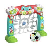 Clementoni Baby Kick & Score Goal Interactive Toy, 18+ Months, Lights and Sounds, Soft Ball Included