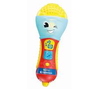 Clementoni Baby Microphone - Electronic Microphone with Light, Music & Voice Effect - Educational Toy for Speech Promotion & Perception - For Babies & Toddlers from 10-36 Months - 17523