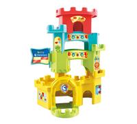 Clementoni 17226 Baby Roll and Drop Fun Castle, Multi-Coloured