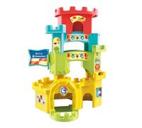 Clementoni- Baby Roll and Drop Fun Castle: Multi Colour Activity Toy for Infants, Develops Fine Motor Skills, Hand-Eye Coordination, and Cognitive Abilities (10+ Months)