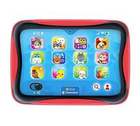 Clementoni Baby Tablet, Interactive Game with Light and Sound, Children 12-36 Months, Teaches Numbers, Letters, Animals and Colours, Stimulates the Imitation Game, Italian Language, 17496