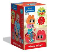 Clementoni Baby Think and Play Matrioska Stackable Game for Children from 18 Months, 4 Interlocking Animal Characters, Logic and Manual Development, Made in Italy 17606