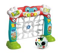 Clementoni Baby Tira e Segna Goleador Football Goal for Children with Ball, Talking Activity Centre, Educational Game and Interactive Game (in Italian and English), Children 18 Months, Teaches the