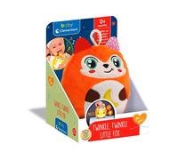 Clementoni Baby for You Twinkle Twinkle Little Fox Night Light for Children 0 Months+ Fox with Relaxing Lights and Sounds Support for Serene Sleep - 17555