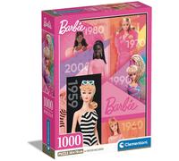 Clementoni Barbie Through The Years 1000 Piece Jigsaw Puzzle