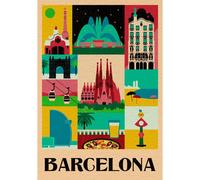 Clementoni Barcelona Style In The City Puzzle 1000 Pieces