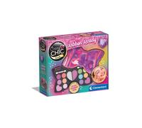 CLEMENTONI - Bow Tie Case - Makeup Palette for Kids - Eyeshadows, Lip Gloss, Sponge, Brushes - 6 years and up
