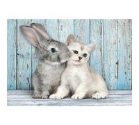 Clementoni Cat & Bunny Jigsaw Puzzle (500 Pieces)