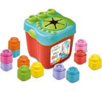 Clementoni Clemmy Sensory Bucket with Soft Blocks for Babies 15 Pieces, Develop