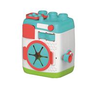 Clementoni Clemmy Sensory Washing Machine Activity Toy with Soft Blocks for Babies from 12 Months