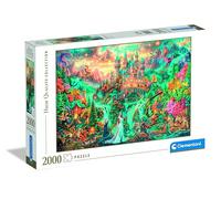 Clementoni Collection 32570 Legends of The Hidden Realm Jigsaw Puzzle 2000 Pieces for Adults, Epic Fantasy Art, High Definition Images, Sustainable Materials, 97.5 x 66.7 cm