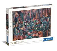 Clementoni Collection-The Hive, Hong Kong-1500 Piece Adult Jigsaw Puzzle, Made In Italy, Multicoloured, 31692