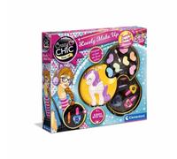 Clementoni- Crazy Chic: Lovely Unicorn Makeup Set for Girls with Accessories, Safe & Dermatologically Tested (6+ Years)
