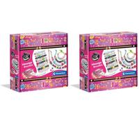 Clementoni- Crazy Chic Message Bracelets:Create Jewellery with Letters & Beads! (7+ Years) (Pack of 2)