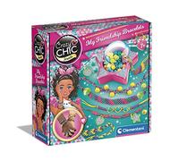 Clementoni- Crazy Chic: My Friendship Bracelets Making Kit for Kids, Jewellery Making Set, Arts & Crafts for Girls (7+ Years)