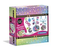Clementoni- Crazy Chic: My Moonlight Pendants Jewellery Making Kit for Kids (7+Years)