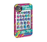 Clementoni Crazy Chic Pop Adhesive Nails