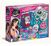 Clementoni- Crazy Chic: Stylish Watch Jewellery Making Kit for Girls, Personalise Your Look with Interchangeable Straps (7+Years)